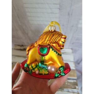 Palomino circus glass ornament at Smith holiday tr